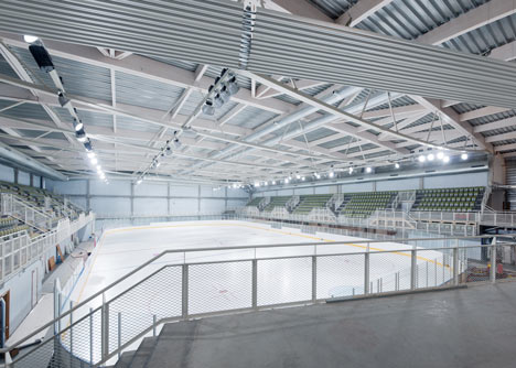 Ice rink of Liège by L'Escaut